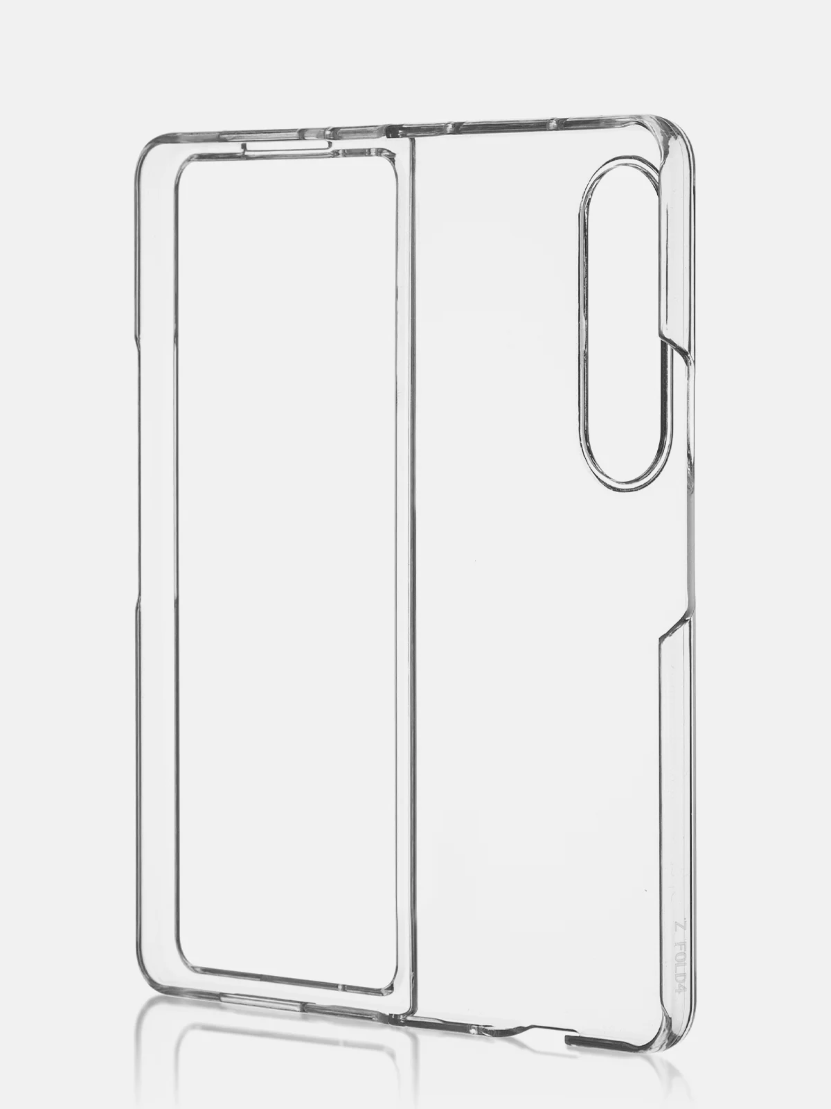 Прозрачный складной пластиковый чехол ROSCO для Samsung Galaxy Z Fold 4, прозрачный