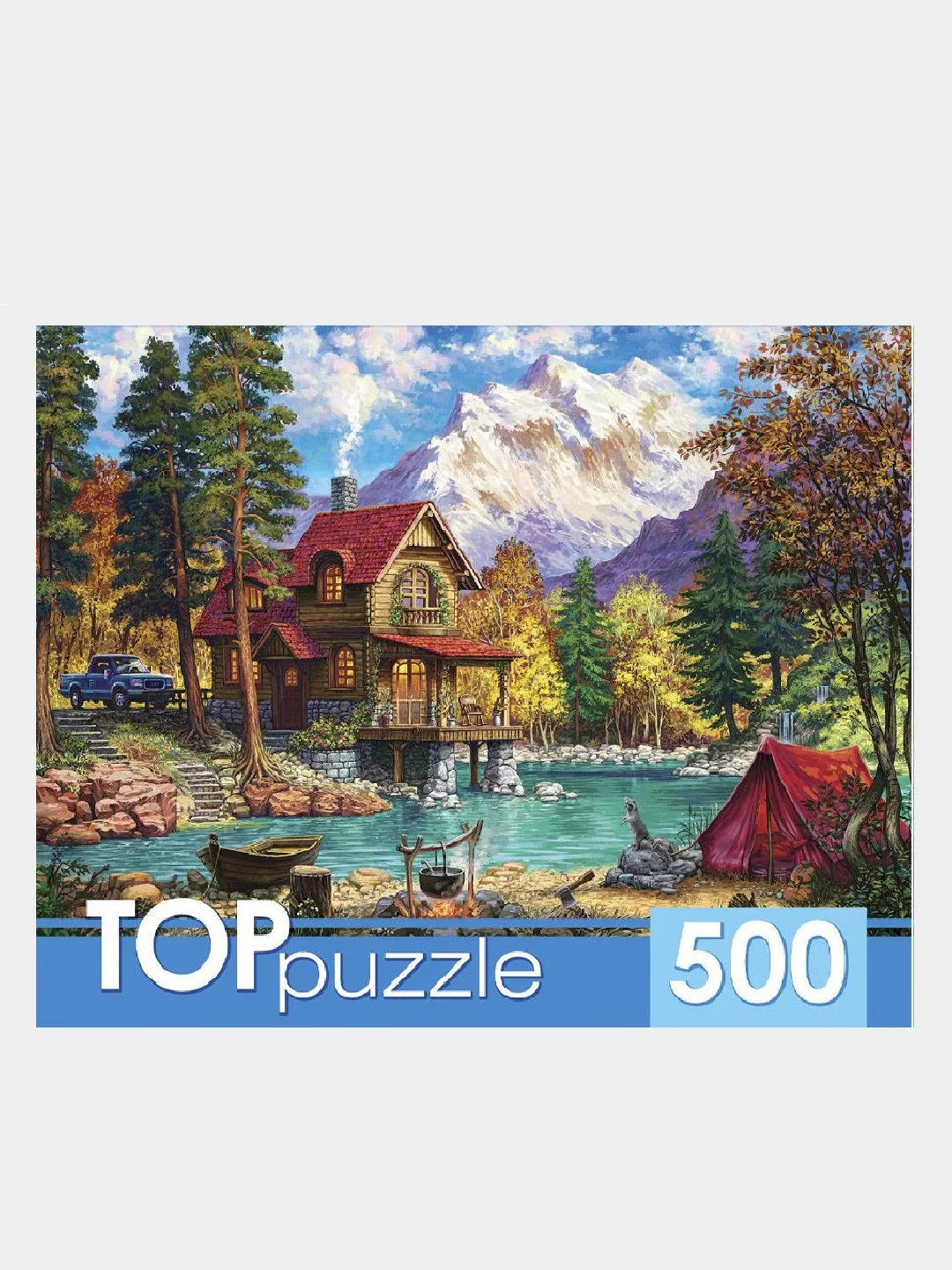 Красный пазлы 500 элементов