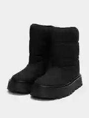 Черный дутики женские