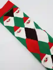 Тёмно-зелёный новогодние носки / Махровые носки / Подарок на новый год / Новогодние носочки