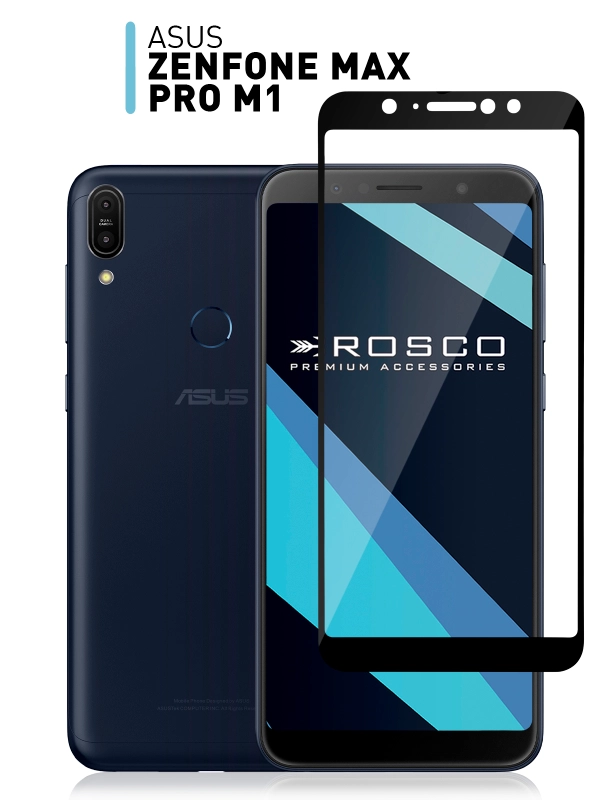 Защитное стекло ROSCO для ASUS ZenFone Max Pro M1 с олеофобным покрытием