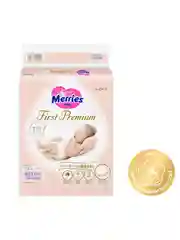 Подгузники для новорожденных Merries First Premium, размер NB, до 5 кг, 66 штук