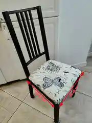 Горчичный чехол для стула без спинки, чехол для табурета
