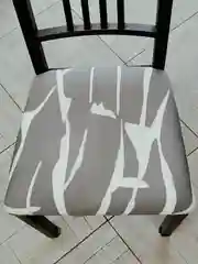 Серый меланж чехол для стула без спинки, чехол для табурета