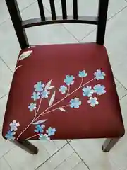Красный чехол для стула без спинки, чехол для табурета