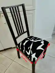 Угольный чехол для стула без спинки, чехол для табурета