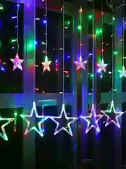 Разноцветный гирлянда-штора "Звезды"