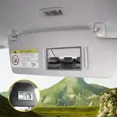Зеркало на козырек автомобиля