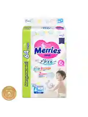 Подгузники Merries для детей, L, 9-14 кг, 64 штуки