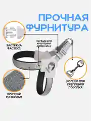 Коричневый эргономичная шлейка для собак мелких, средних и крупных пород, для легкого надевания