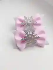 Розовый бантики снежинка, нежные бантики