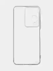Прозрачный чехол для Vivo Y17s силиконовый ROSCO тонкий матовый/прозрачный с бортиком-защитой камер