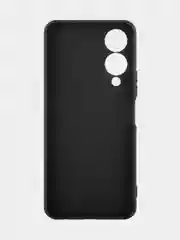 Черный чехол для Vivo Y17s силиконовый ROSCO тонкий матовый/прозрачный с бортиком-защитой камер