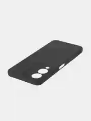 Черный чехол для Vivo Y17s силиконовый ROSCO тонкий матовый/прозрачный с бортиком-защитой камер