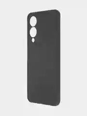 Черный чехол для Vivo Y17s силиконовый ROSCO тонкий матовый/прозрачный с бортиком-защитой камер