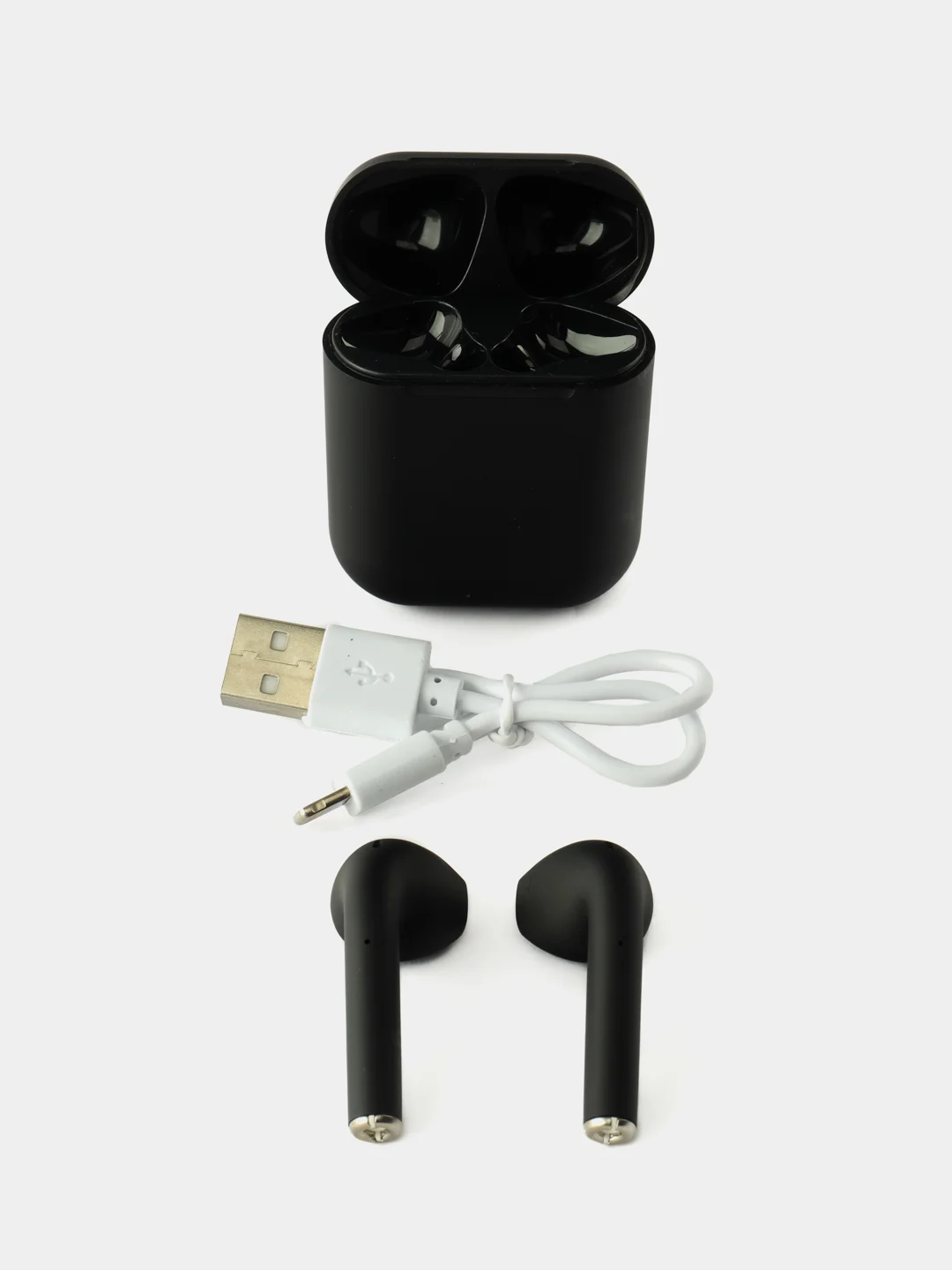 Серый меланж беспроводные наушники Inpods 12