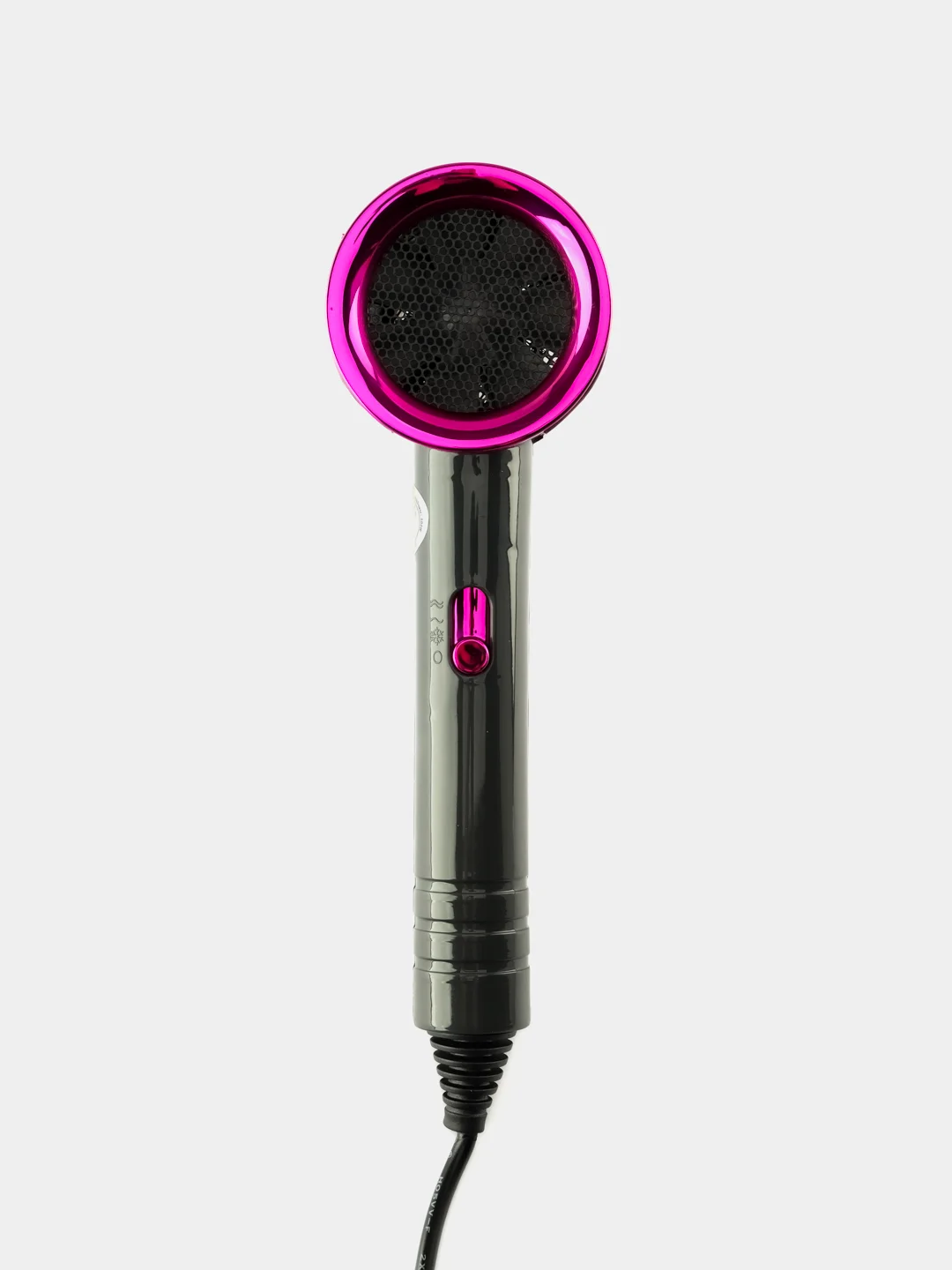 Тёмно-серый фен стайлер для укладки и сушки волос Super Hair Dryer