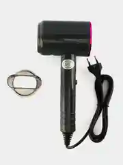 Тёмно-серый фен стайлер для укладки и сушки волос Super Hair Dryer