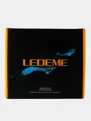 Черный смеситель с гигиеническим душем встраиваемый Ledeme L5398B-2