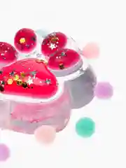 Тёмно-розовый таба сквиш лапка