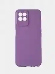Сиреневый чехол для Realme 8i (Реалми 8 ай) противоударный
