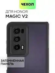 Чехол для Honor Magic V2 пластиковый BROSCORP противоударный с силиконовой окантовкой