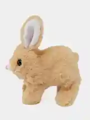 Коричневый мягкая игрушка Кролик интерактивная