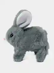 Серый мягкая игрушка Кролик интерактивная