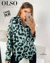 Зеленый блузка женская
