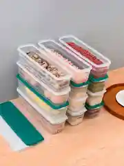 Контейнер пищевой, для сыпучих продуктов, кухонный, в шкаф, набор из 3 штук