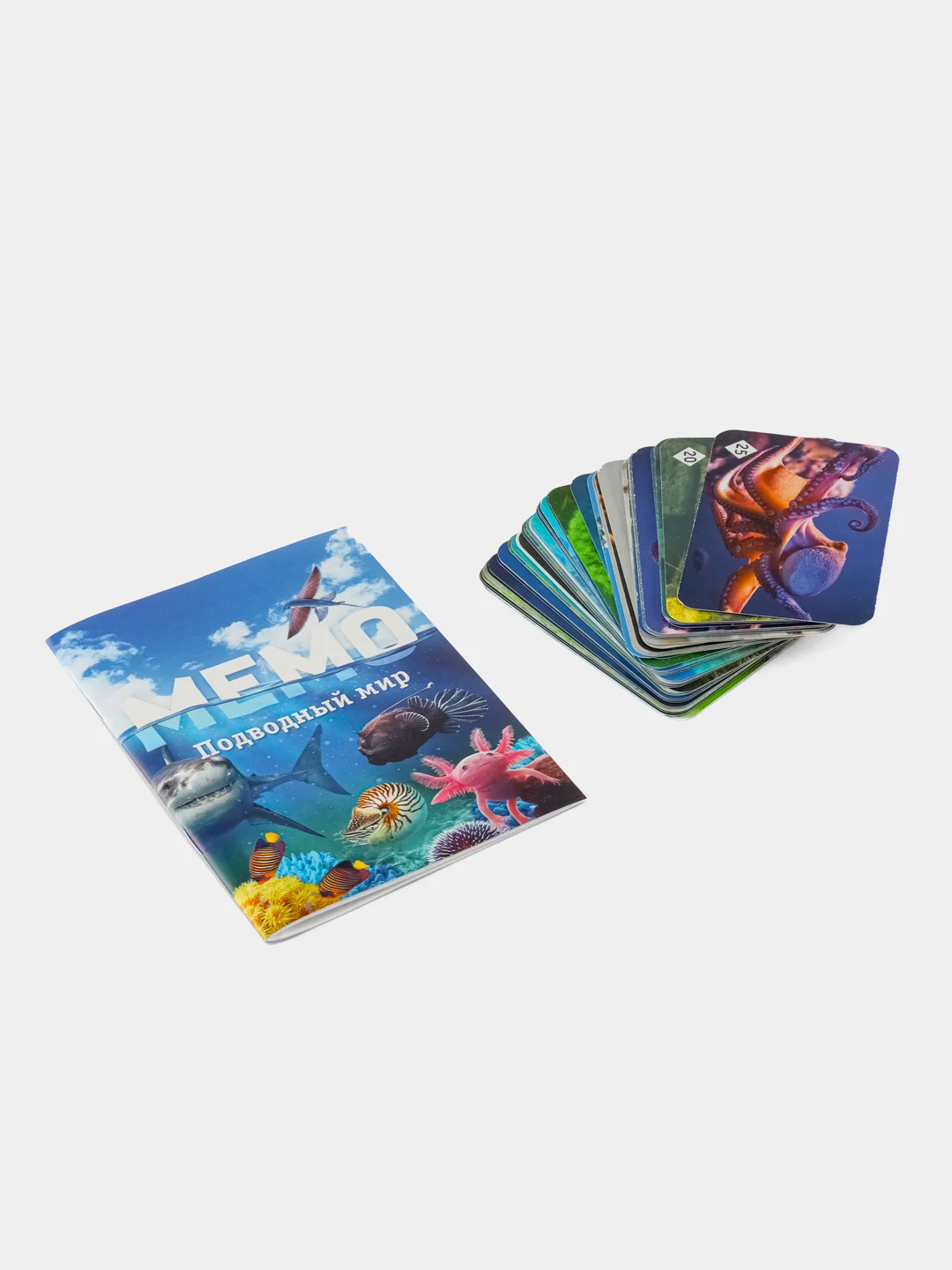Голубой настольная карточная игра  "Мемо"