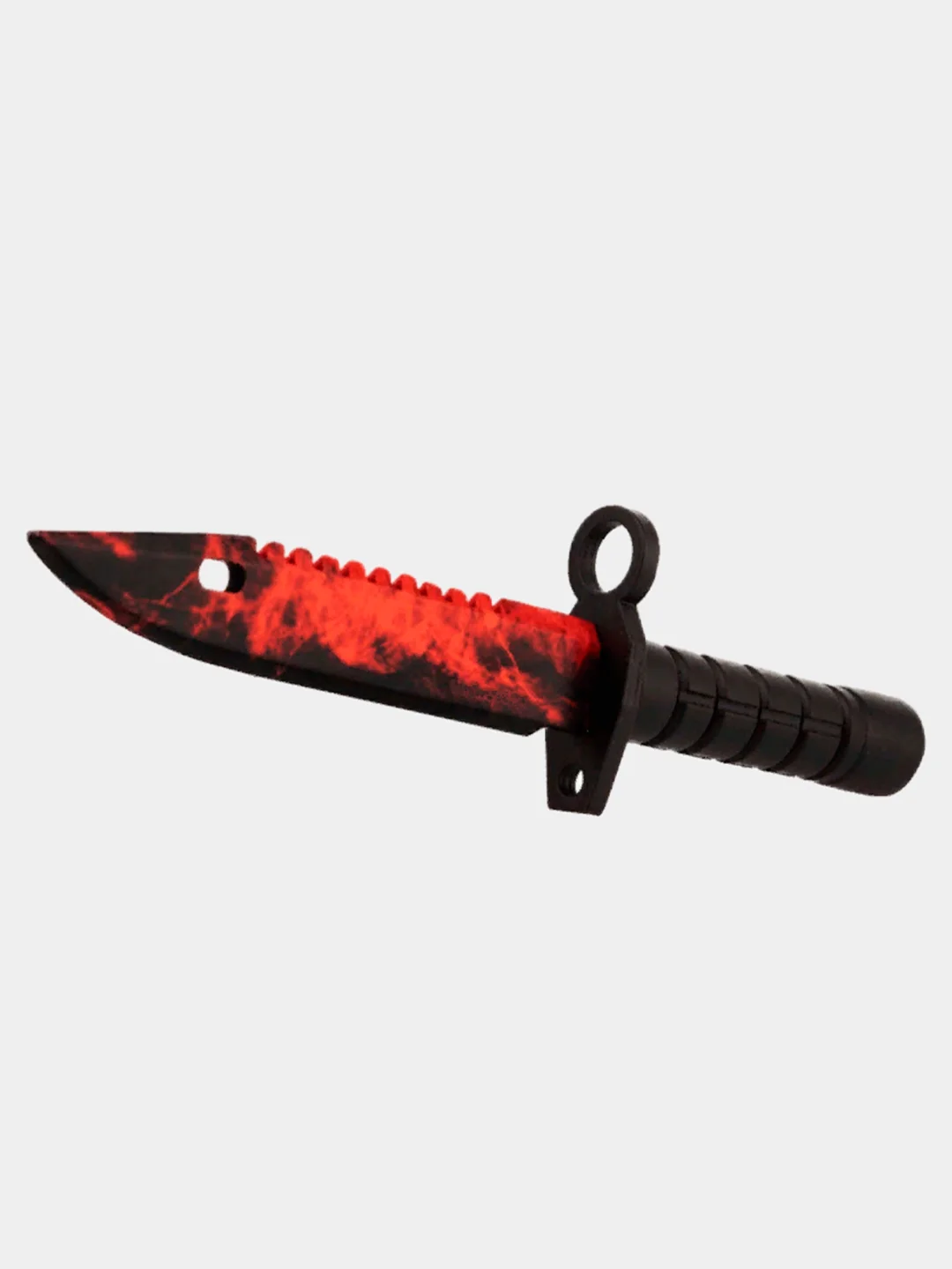 Алый деревянный штык-нож М9 Bayonet "Волны Рубин" CS GO (КС ГО)