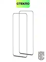 Прозрачный стекло 1-2 шт для Realme 10 Pro 5G защитное BROSCORP с олеофобным покрытием, черной рамкой