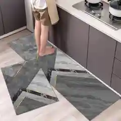 Коврик для ванной, кухни, коврик противоскользящий 40*60+40*120