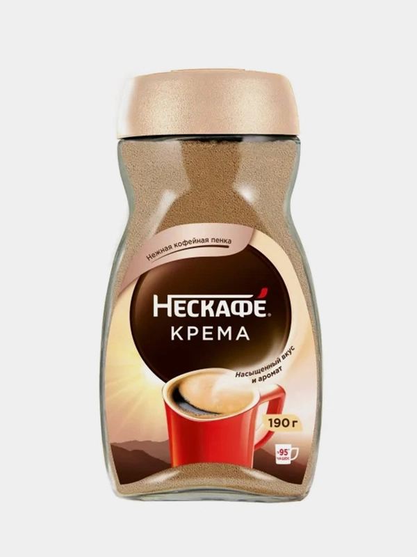 Кофе растворимый Nescafe Classic "Crema", порошкообразный, 190 г