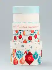 Ледяной коробка подарочная круглая с крышкой, разные размеры