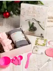 Черный подарочный набор "Beauty-box", новогодний