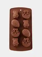Коричневый форма силиконовая для шоколада, льда,, конфет, мармелад, мыла