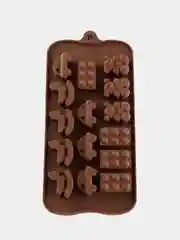 Серый форма силиконовая для шоколада, льда,, конфет, мармелад, мыла
