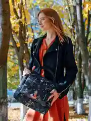 Манго сумка-тоут женская, через плечо с принтом
