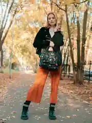 Медный сумка-тоут женская, через плечо с принтом