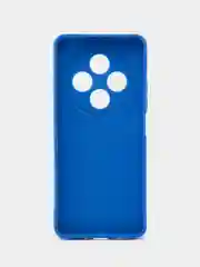 Синий чехол для Xiaomi Redmi 14C / Poco C75 (Сяоми Редми 14с), черный защита камеры силиконовый
