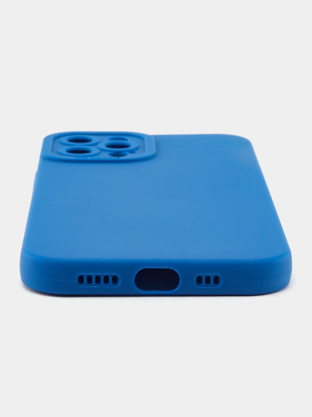 Синий чехол для iPhone 16/15/14/13/12 Mini/11 Pro/X/XR/XS Max/Plus защита камеры