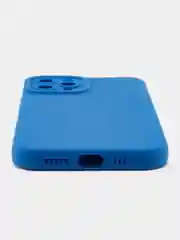 Синий чехол для iPhone 16/15/14/13/12 Mini/11 Pro/X/XR/XS Max/Plus защита камеры