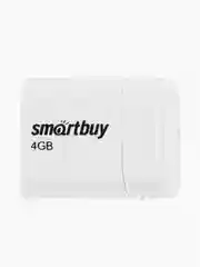 Белый флеш-накопитель 4 Gb SmartBuy LARA