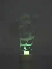 Белый светильник новогодний 3D  Дед Мороз