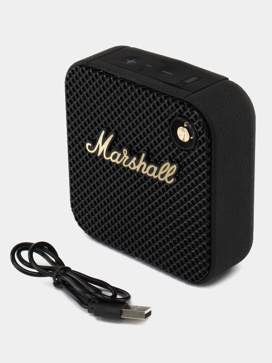 Черный беспроводная Bluetooth колонка Marshal, беспроводная блютуз колонка с радио