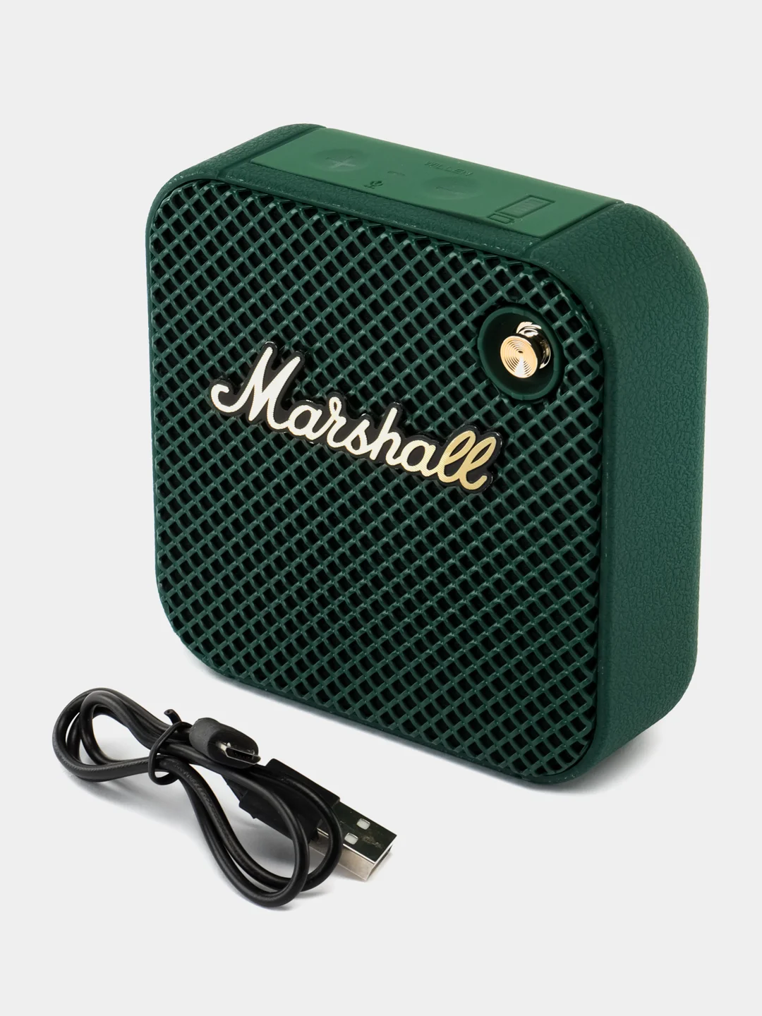 Зеленый беспроводная Bluetooth колонка Marshal, беспроводная блютуз колонка с радио