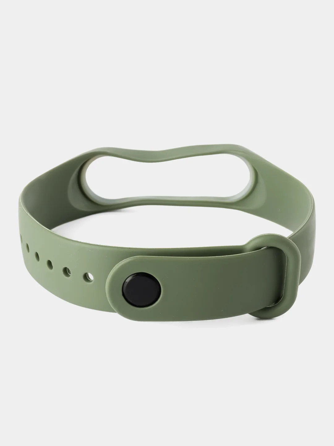 Зелёный хаки силиконовый ремешок для Mi Band 3/ Mi Band 4