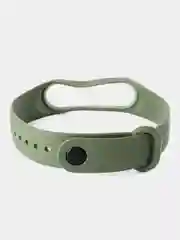 Зелёный хаки силиконовый ремешок для Mi Band 3/ Mi Band 4